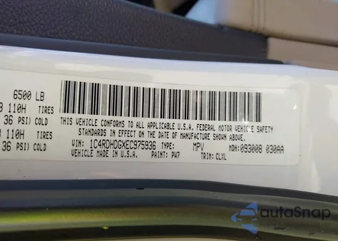 2014 Dodge Durango Limited from USA, damaged, VIN 1C4RDHDGXEC975936